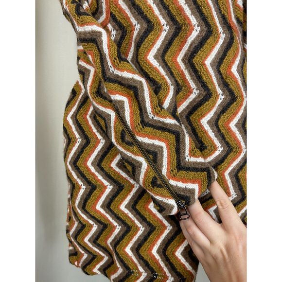 Free People Chevron Knit Mini Dress – Size M - Picture 5 of 6